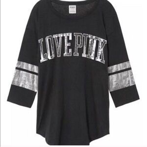 VS PINK Shirt - Black/Silver